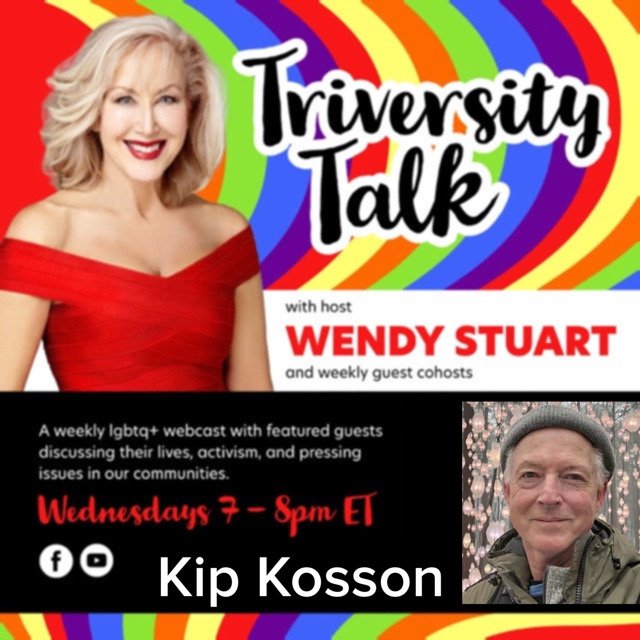 Kip Kosson Guests On TriVersity Talk With Host Wendy Stuart 7 PM ET Wednesday, June 18th, 2025