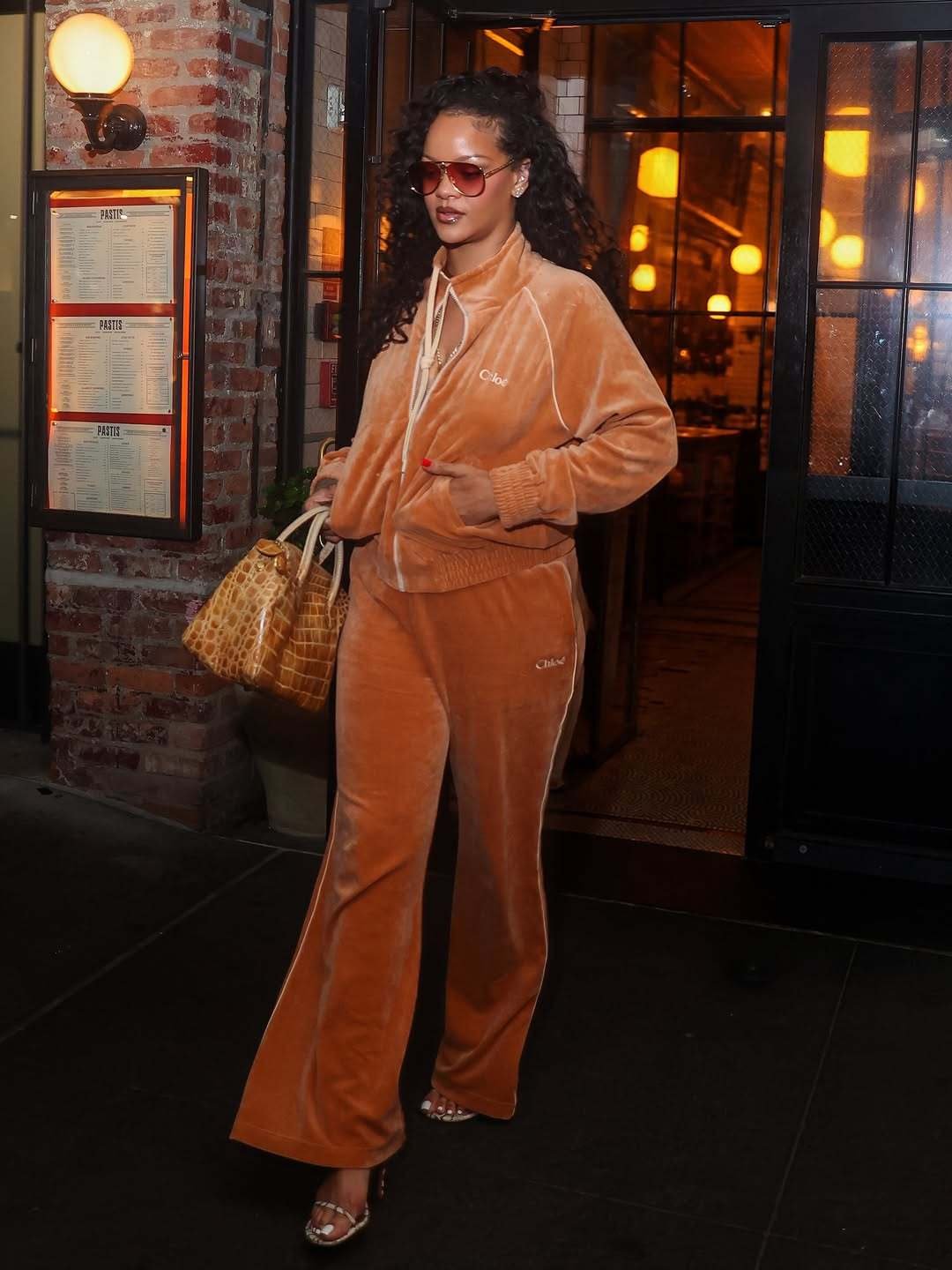 Rihanna Kept It Cozy in a Chloé Tracksuit While Out in NYC