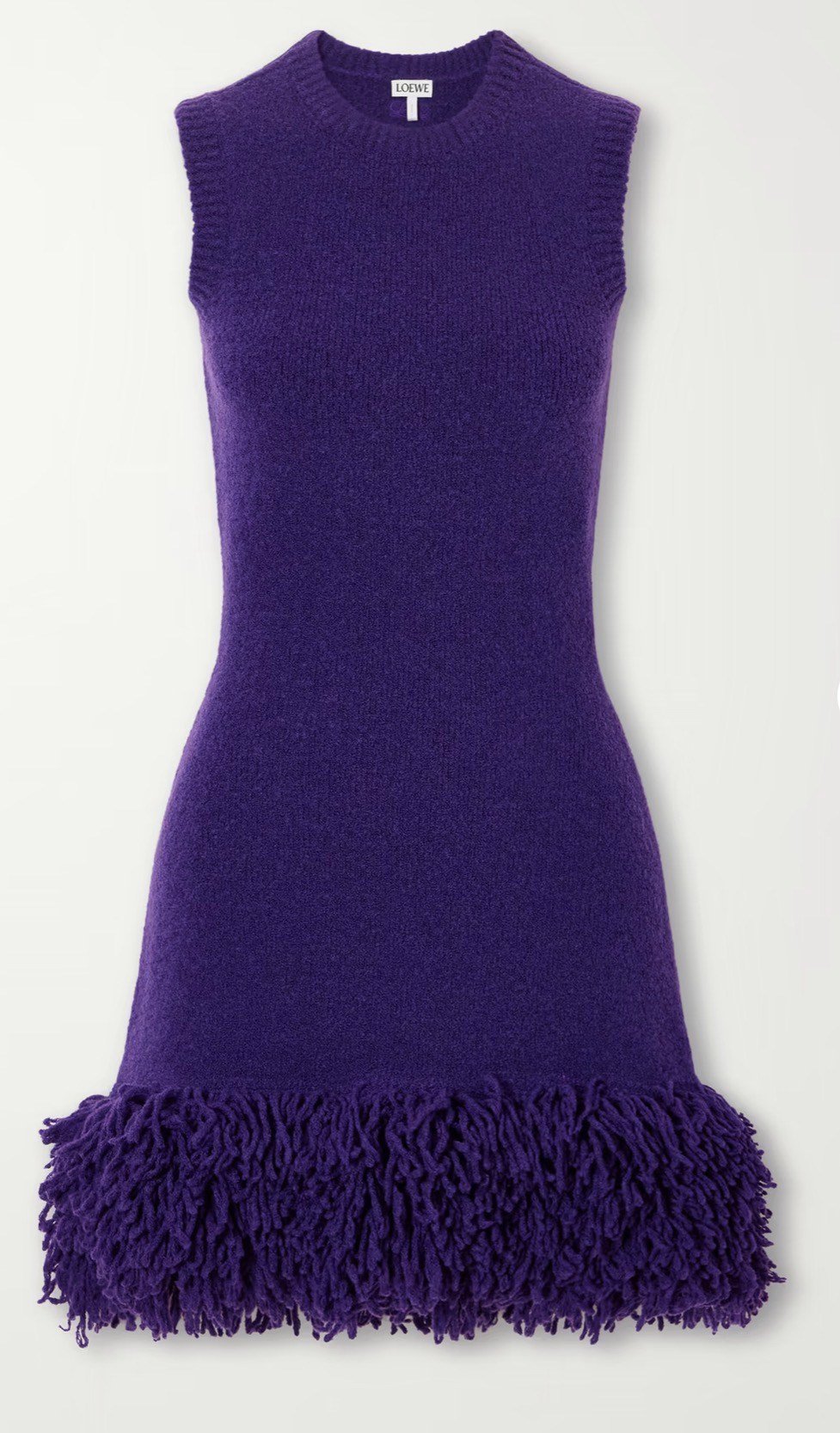 Cardi B Wore a Purple Fringed Loewe Dress to Huda Beautys Ultra Snatched Launch Party Cardi B Wore a Purple Fringed Loewe Dress to Huda Beautys Ultra Snatched Launch Party
