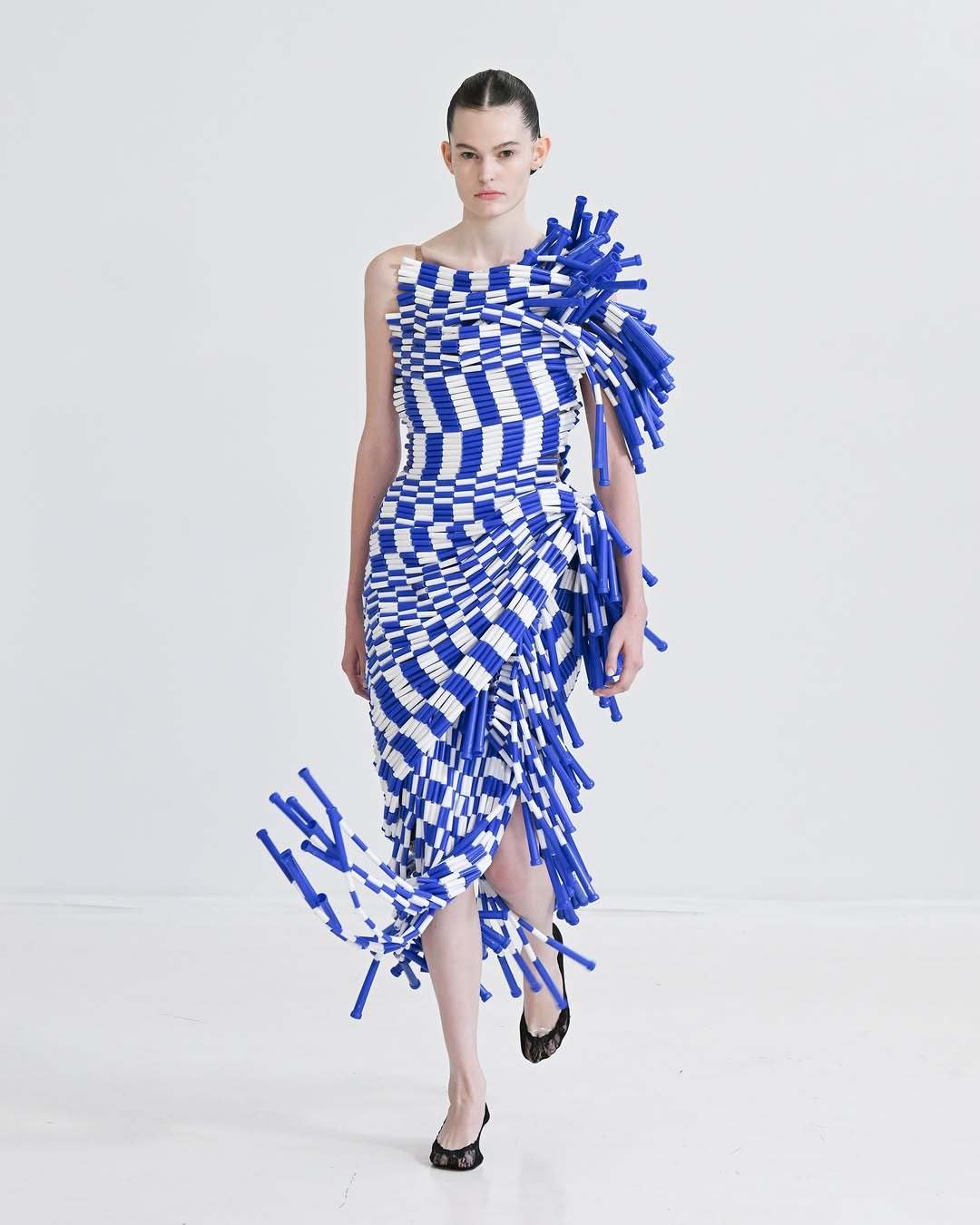 AREA Spring/Summer 2027 Runway Review: Metallic Drama Takes Over NYFW