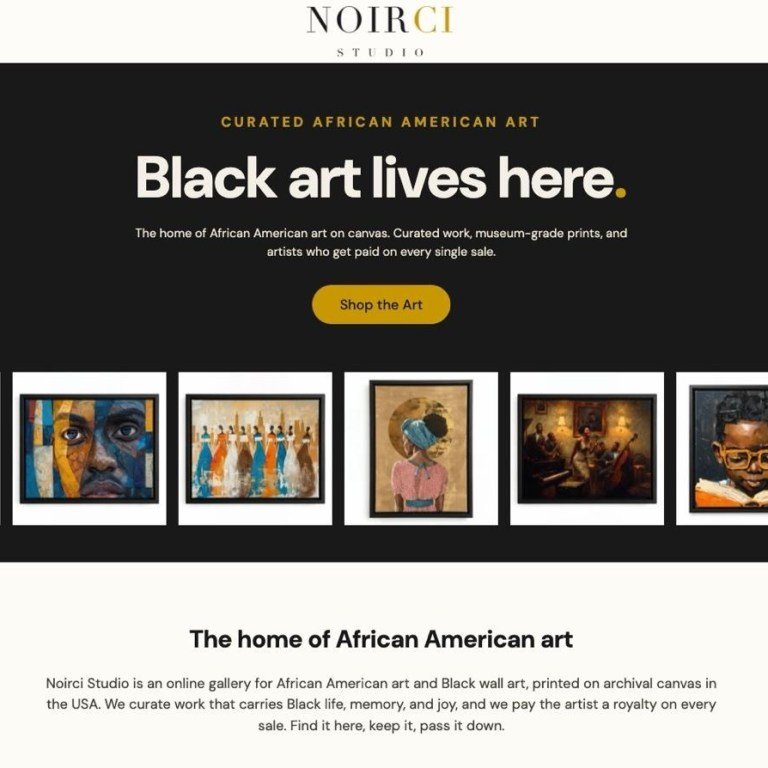 Noirci Studio Is the Black-Owned Online Shop Making African American Wall Art Prints Collectible Noirci Studio Is the Black-Owned Online Shop Making African American Wall Art Prints Collectible