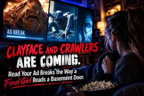 Clayface and Crawlers Are Coming. Read Your Ad Breaks the Way a Final Girl Reads a Basement Door