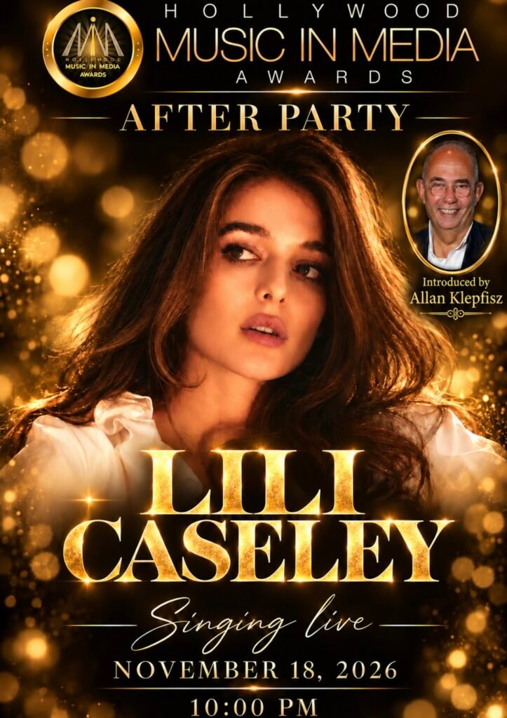 Allan Klepfisz Announces FENIX360 Artist Lili Caseley’s Performance at Hollywood Music in Media Awards After-Party Allan Klepfisz Announces FENIX360 Artist Lili Caseley’s Performance at Hollywood Music in Media Awards After-Party