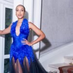 Kerry Washington Wore a Blue Feather Georges Chakra Fall 2026 Couture Dress to the Animales Premiere in Mexico City + Cardi B and Naomi Campbell in Georges Chakra